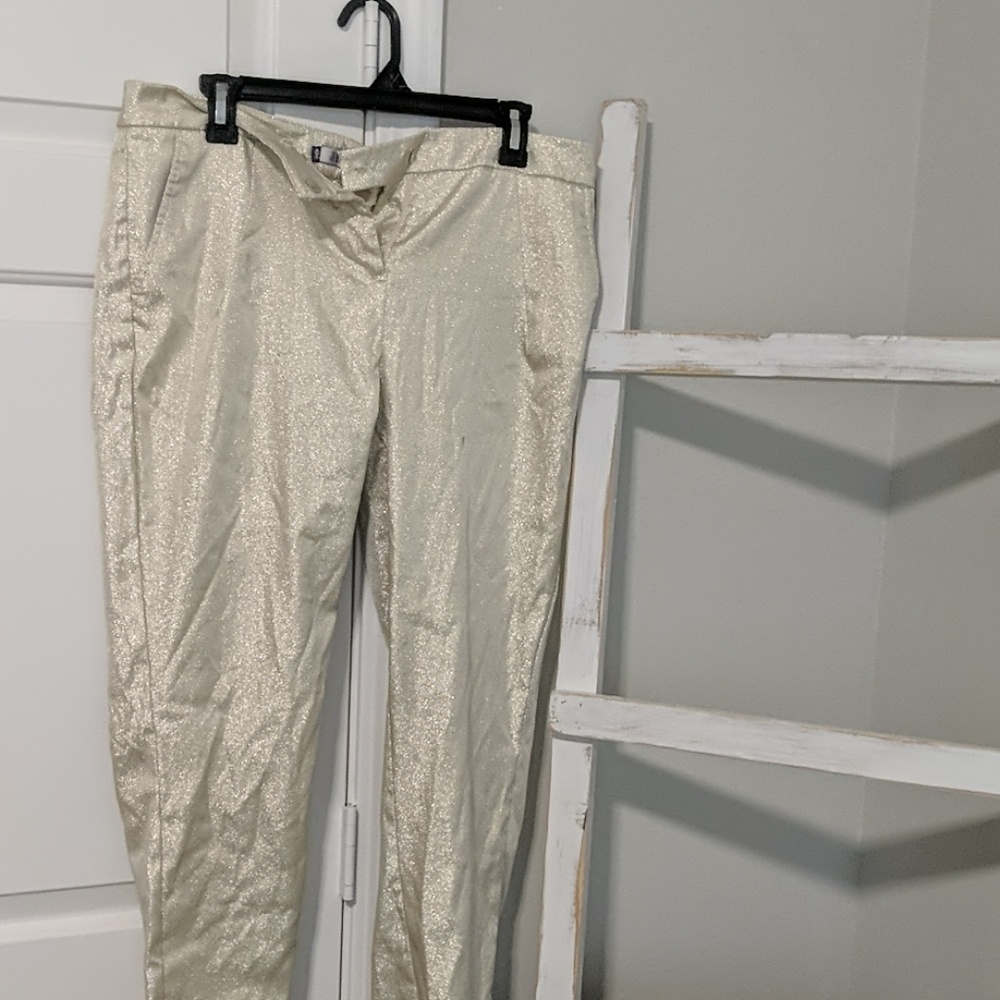 Jennifer Lopez Gold Pants